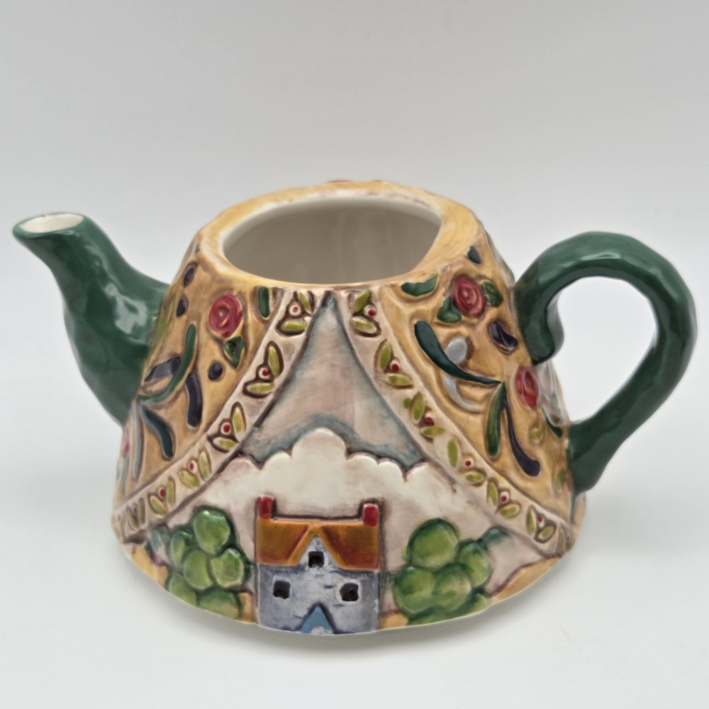 Vintage Jim Shore Four Seasons Angel Tea For One Set Hand Painted 3 Piece - Picture 11 of 15